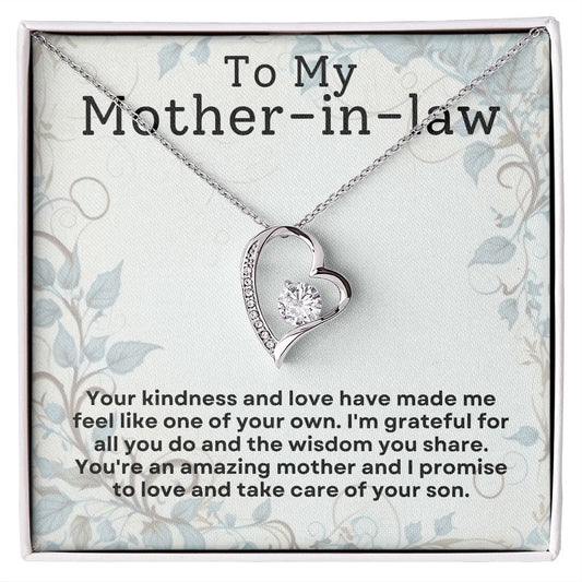 Mother-in-law Gift- The dazzling Forever Love Necklace