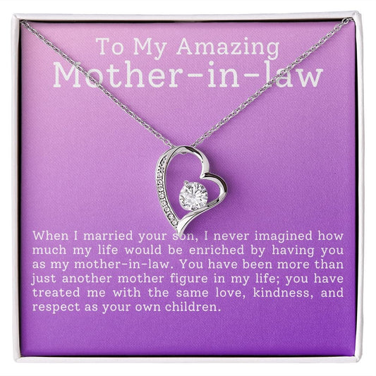 Mother-in-law Gift- Forever Love Necklace