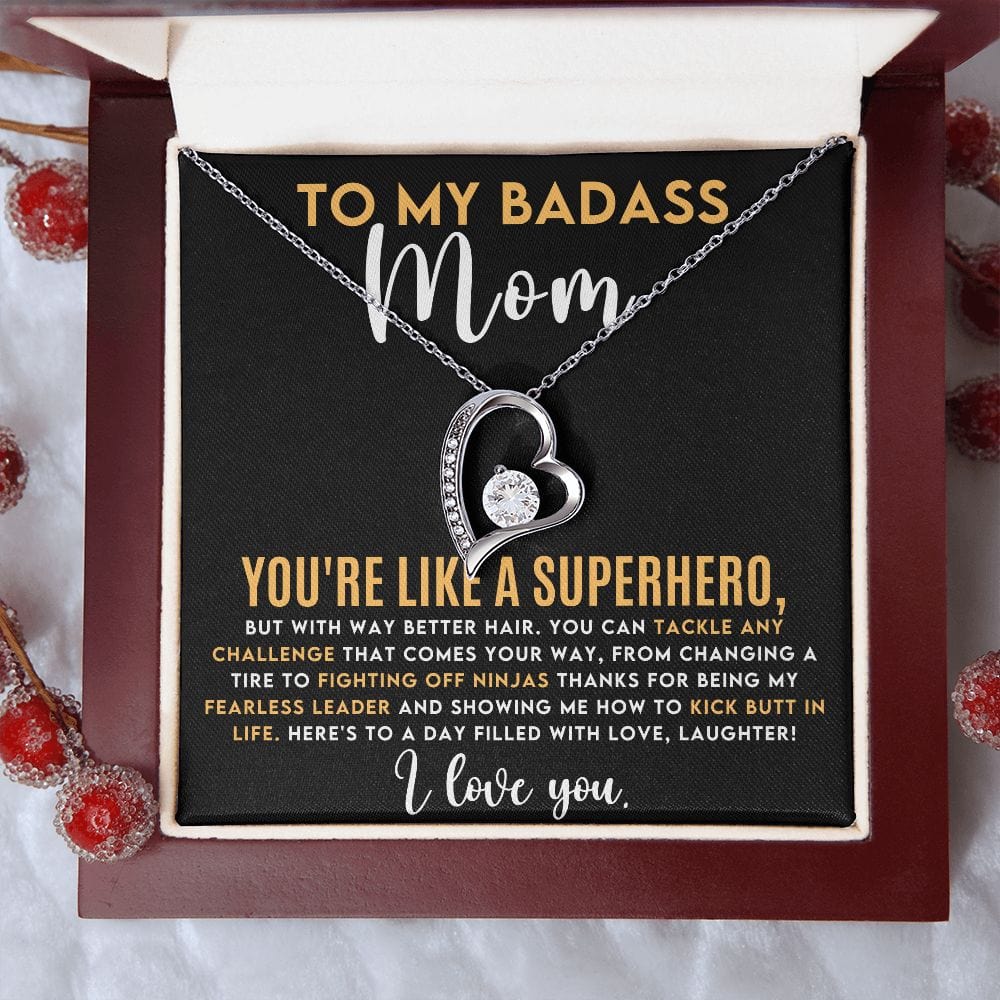 My Badass Mom Gift- High-Quality Forever Love Necklace