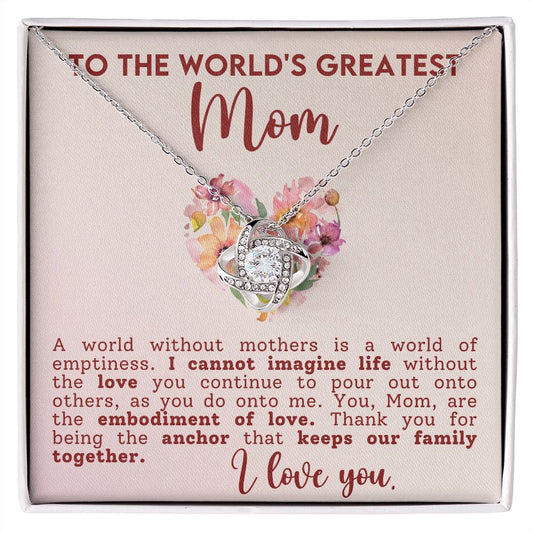 Mother Day Gift- Personalized necklace for mom