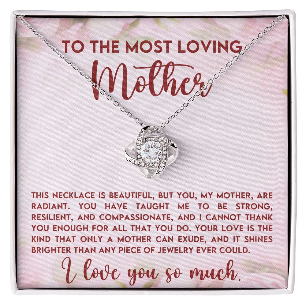 (Almost Gone) Mother Gift- Beautiful Love Knot Necklace