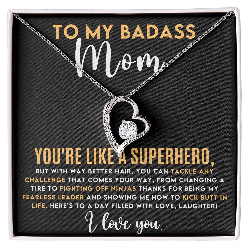 My Badass Mom Gift- High-Quality Forever Love Necklace