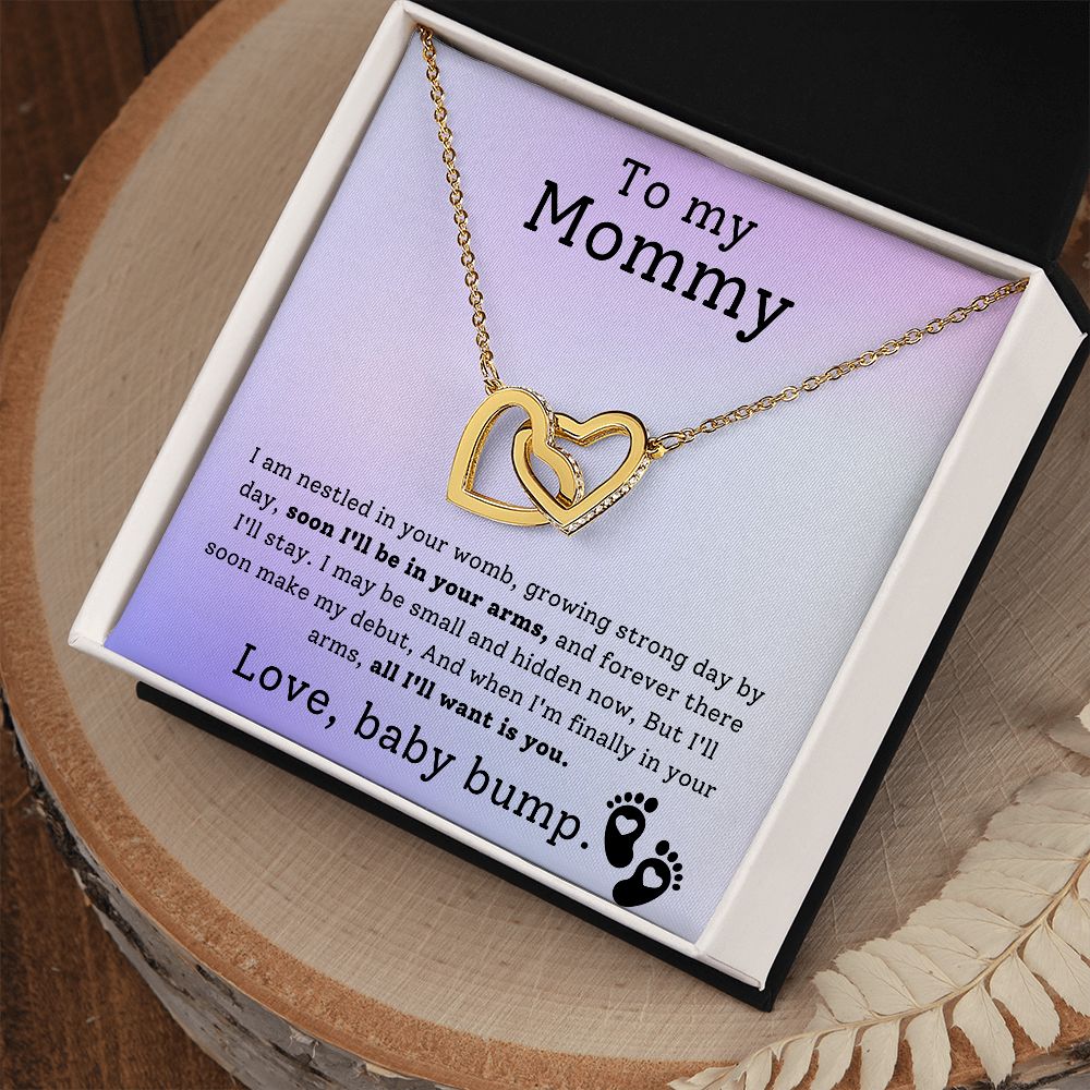 Interlocking Hearts necklace for Mom