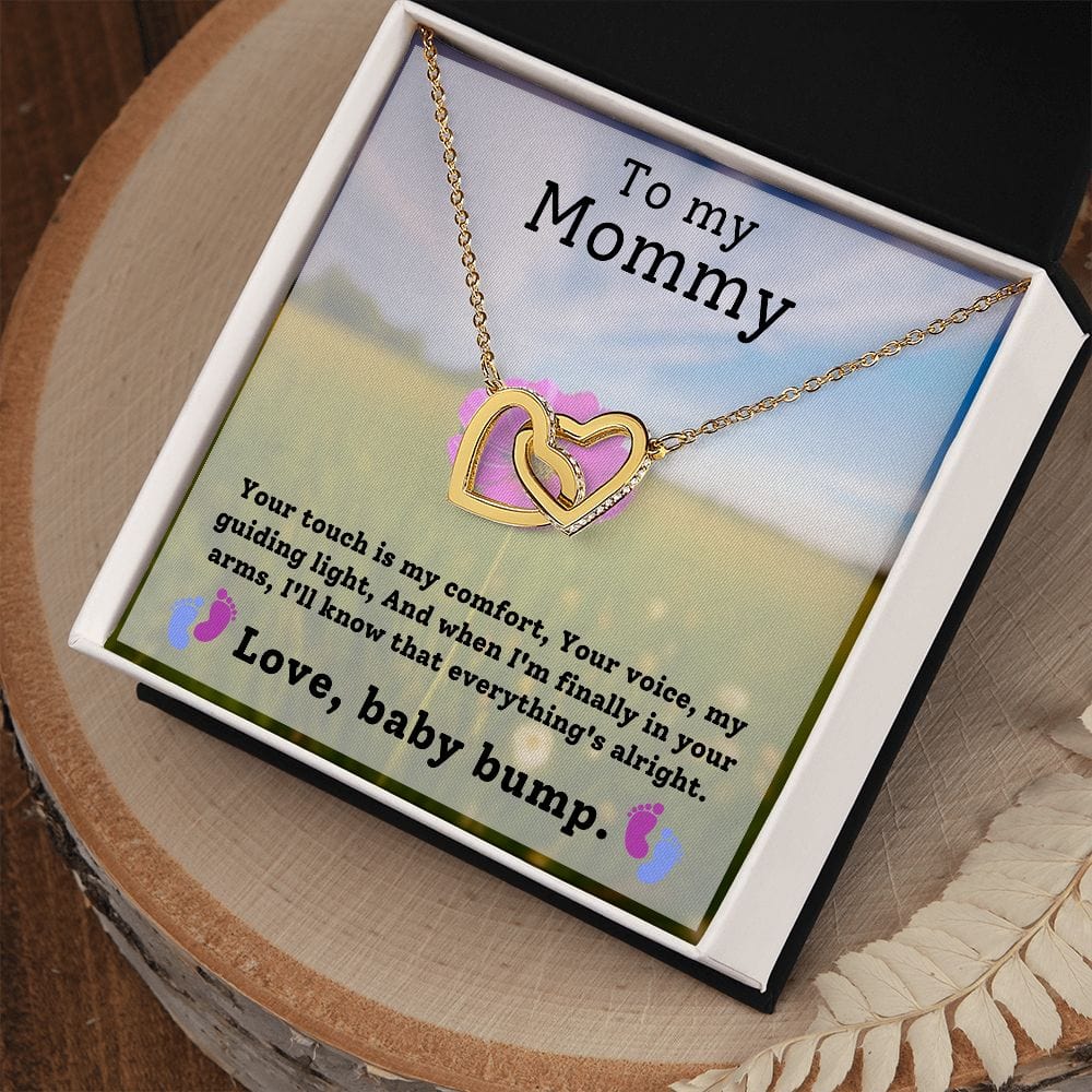 Your Touch is my comfort- Interlocking Hearts necklace