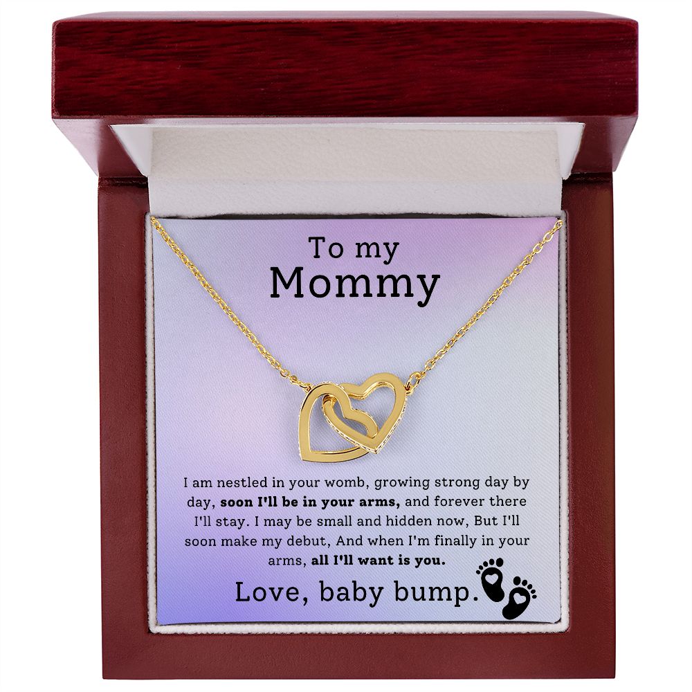 Interlocking Hearts necklace for Mom