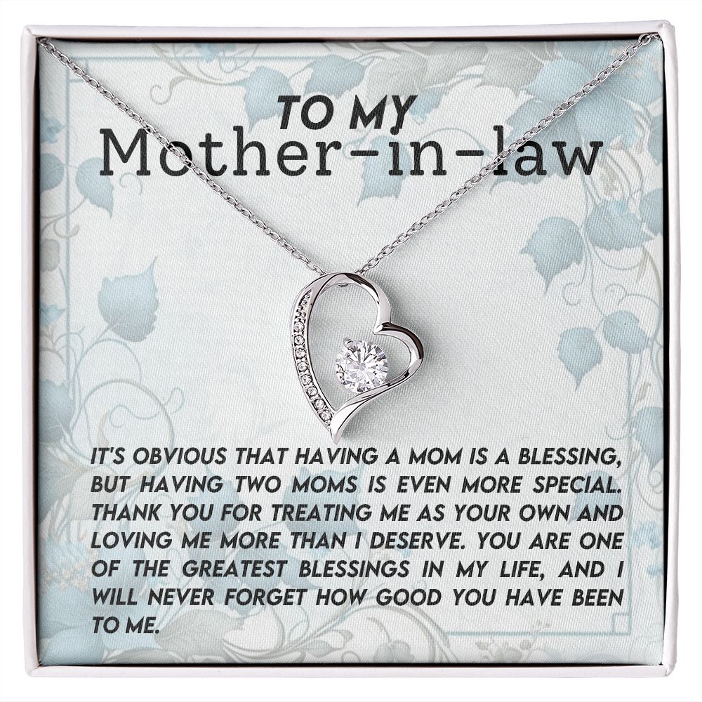 Forever Love Necklace Gift for Mother-in-Law