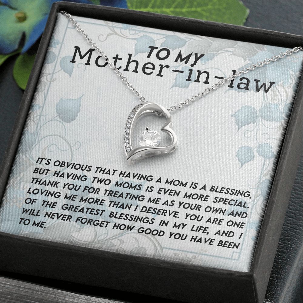 Forever Love Necklace Gift for Mother-in-Law