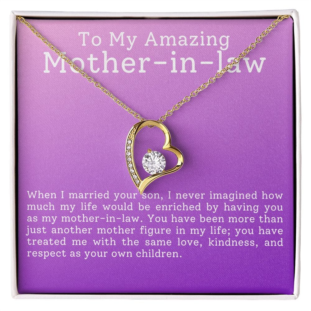 Mother-in-law Gift- Forever Love Necklace