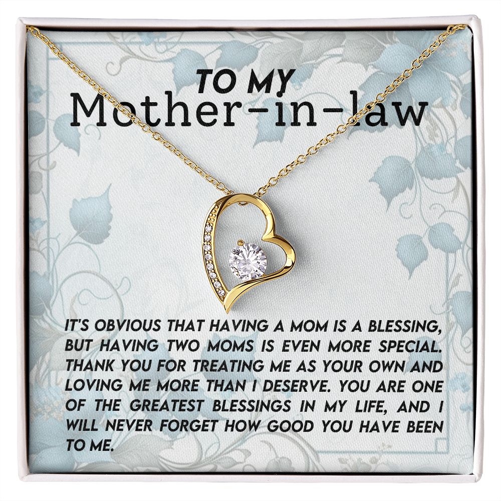 Forever Love Necklace Gift for Mother-in-Law